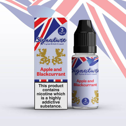 Signature - Apple And Blackcurrant - 10ml E-liquids (Pack of 10)